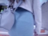 超セクシードエロボディの極上美女がタイトスカート履いて美爆尻ふって歩いてるよ