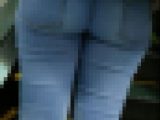 【食べ頃ヒップ】20代細身OLスキニーデニム尻25