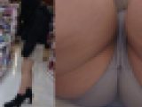 高身長激ミニニットスカート