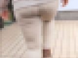 事務員さんの透けたケツ