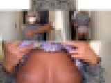 個撮)ド派手な黒ギャル！【褐色Fカップ美乳】余裕のチンポ丸呑み！極技ローリングフェラがエロ過ぎる！【口内発射】