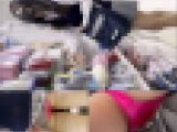 【km1】エロい赤パンティを長時間撮られて晒されちゃう娘