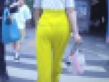 超色っぽい極上スタイル美人お姉さんがピタパン履いてイヤらしいライン強調して歩いてるよ