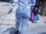 超激エロ美爆尻クビレスタイル抜群の美人女子大生ギャルがスキニーデニム履いて歩いてるよ