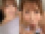 個撮)深い！チンポ丸呑み美人妻【Fカップ美巨乳】唾液たっぷり！上手すぎる濃厚バキュームフェラ【口内発射】