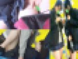 【粘着痴漢】痴漢で感じてる美〇女J〇コンビのトロトロになったワレ目に無理矢理連れ込んだトイレで容赦なく生ハメ！
