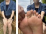 20歳23.5cm美女足裏くすぐり！3分5秒