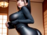 ★レオタード美女のパツパツ横乳＆お尻スペシャル☆フェチにはたまらん！