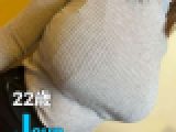長乳Jカップの22歳爆乳女子にノーブラグレーニット着せてボリューム満点の特大乳を揉んで弄って吸いまくり