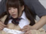 【素人】ツインテール剛毛女子と腹上ぶっかけセックス