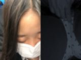素人痴漢日記５５TRAIN目★センター分け茶髪ロング女子の生態
