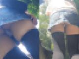 Yuzuha♢ミニスカ散歩☆Lローアングル追跡撮り