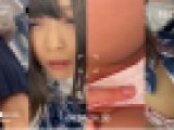 [乗車記録43/吐息音声あり]使い込んだ下着を履いているパイパンミニスカ女子〇生…至近距離くぱぁ撮影成功