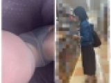 素人のパンツを逆さ撮り】6,素人社会人女性たちのパンツを激写 日常のパンツが一番エロい 2カメ撮影3人収録