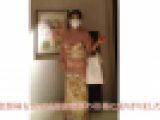 【女装】色留袖女装で結婚披露宴の伯母に成りきり立ちオナニー