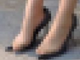 パンストOLのパンプス脱ぎ　蒸れ蒸れパンストつま先＆足裏