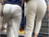 「白パンツが似合い過ぎる上品なモデル達(3名)」