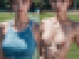 透視カメラで陸上女子選手を撮影しました（CGイラスト 252枚）