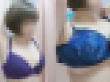 餅のような柔肌美人の　　美乳への飽くなき努力　　僕のお店の試着室457