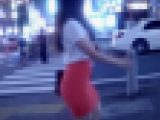 美巨尻エロボディ美人お姉さんの横から見たボディラインがイヤらしい
