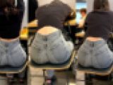 ピチピチジーンズヒップ193_マジか！！あまりにも無防備な突き出し美尻！！お尻の形丸わかりのお姉様♪