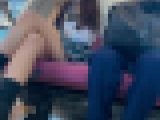 最寄り駅の学生を隠し撮り
