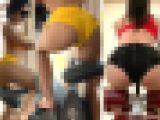 【FHD2本フルセット3】ジムで強烈な桃尻を揺らす美人