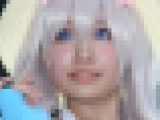 コスプレイヤーの顔面アップ051