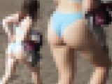 【フルHD】デカ尻ビキニの肉尻が凄い！