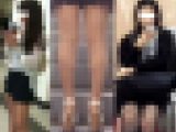 【FHD高画質】極上美脚のパンスト美人２人