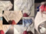 パンティぶっかけ6発