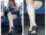 脚フェチ565 ショーパンからエロい脚に興奮！脚を組むS級ギャル美人お姉さんの対面エロ過ぎる生脚美脚 part2