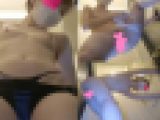 ジム会員番号2108番　貧乳スレンダーピンク乳首美女　水着生着替え覗き