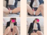 電マで感じすぎて逃げられなくなる女子。ガチ制服Ver.
