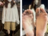 23.5cm清楚系美女弱足裏くすぐり！6分10秒