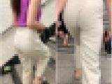 「女優でもやっていけそう！美尻にTラインの極上美女(1名)」