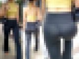 【高画質】Vol2 見事な透け尻パンツライン