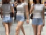 【高画質】究極の美人！乳揺れ巨乳とパンツライン美尻