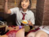 17時間着用【個人撮影】令和6年度卒業予定の赤パンツちゃんとパパ活_お風呂場で短髪巨乳女子とヌルテカプレイも収録