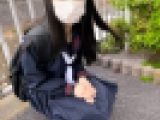 顔出し【個人撮影】経験人数1人。紺セーラー服の低身長_垢抜けないオマ◯コちゃんとの割り切り映像