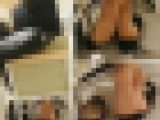 リクスーOLの1日お仕事で蒸れ蒸れのパンスト足
