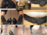 【フットカバーの足裏パート2】フットカバーだと大胆に足裏をみせつける4人の美女