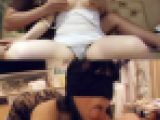 色白ムッチリの豊満Dカップ乳の天然スケベな人妻がハメ撮り志願