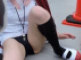 コスプレ2017冬体操着ブルマ赤ジャージハイソックス【動画】イベント編 3808～3812と3802～3804セット販売