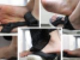 美人看護系女子大生の足裏