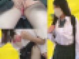 【再販セール3/7迄】パイパンJ○が白濁したマン汁を垂れ流し！トイレに連れ込みキスとチ○コで黙らせて最後は生ハメ中出し！