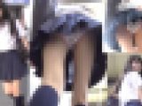 バレた大失態！階段で制服美女の追い撮りパンチラ盗撮動画19