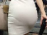 【OLの理想系！】「美脚と美尻を堪能できるミニ丈タイスカ姿(1名)」