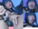 コスプレでアヘ顔しながらオナニーを披露する美女たち001