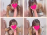 【彼氏に送った猥褻動画】言われるがまま超極太ディルドをしゃぶる素直な彼女（mp4）